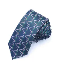Mantieqingway галстук-бабочки для худых мужских костюмов Рождественский Узор Галстук для рубашки Свадебный галстук мужской галстук