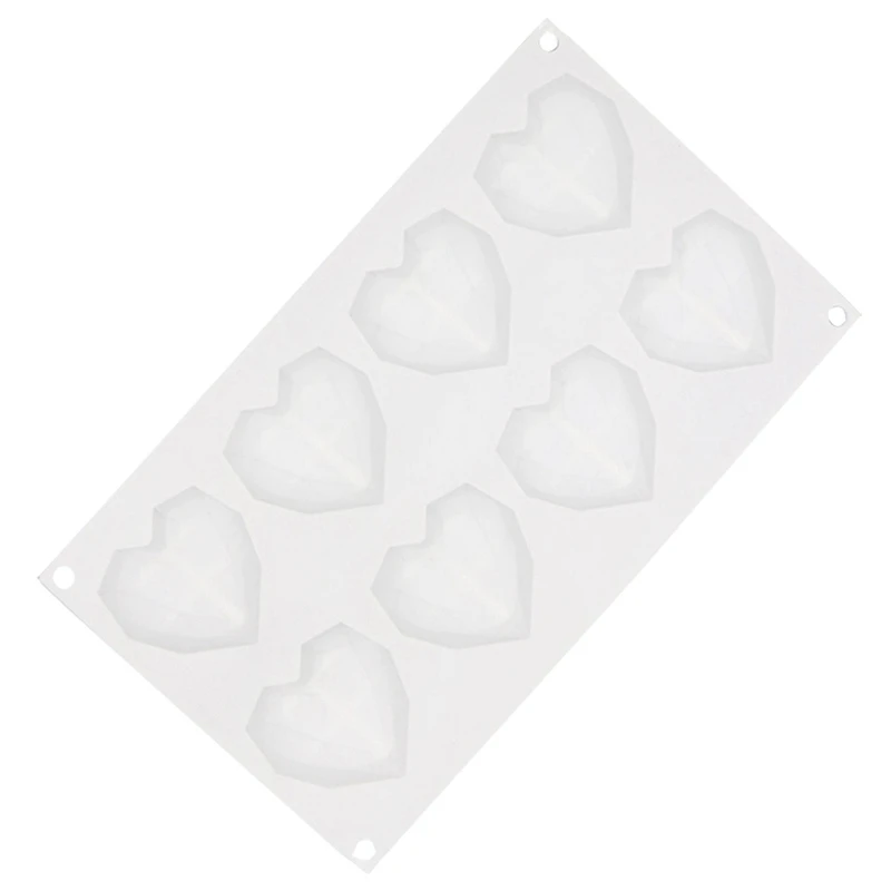 8 полости Алмаз Симпатичные Силиконовые формы для губки торты мусс десерт плесень жаропрочные Инструменты для выпечки интимные аксессуары