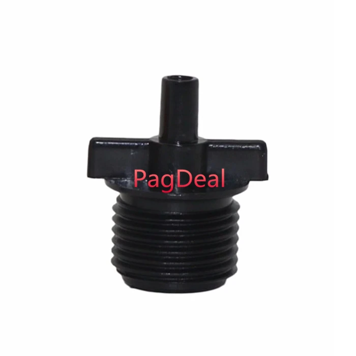 

10pcs Screw Joint Connector Convert G1/2 Male Thread into 1/4" Spray Nozzle For Garden Irrigation Watering Systems