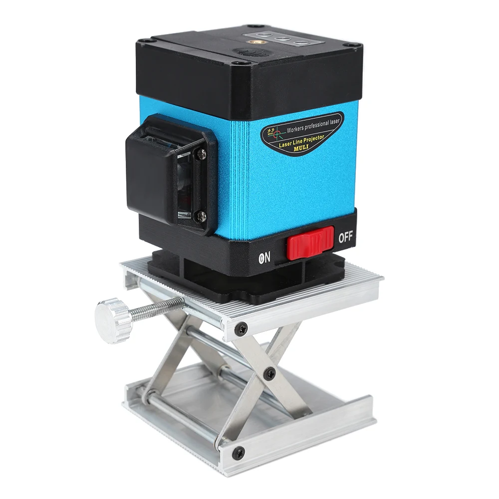 

12 Line 3D Green Light Affixing Instrument Floor Level 360 High Precision Flat Glare Floor Level Ground Line With Remote Control