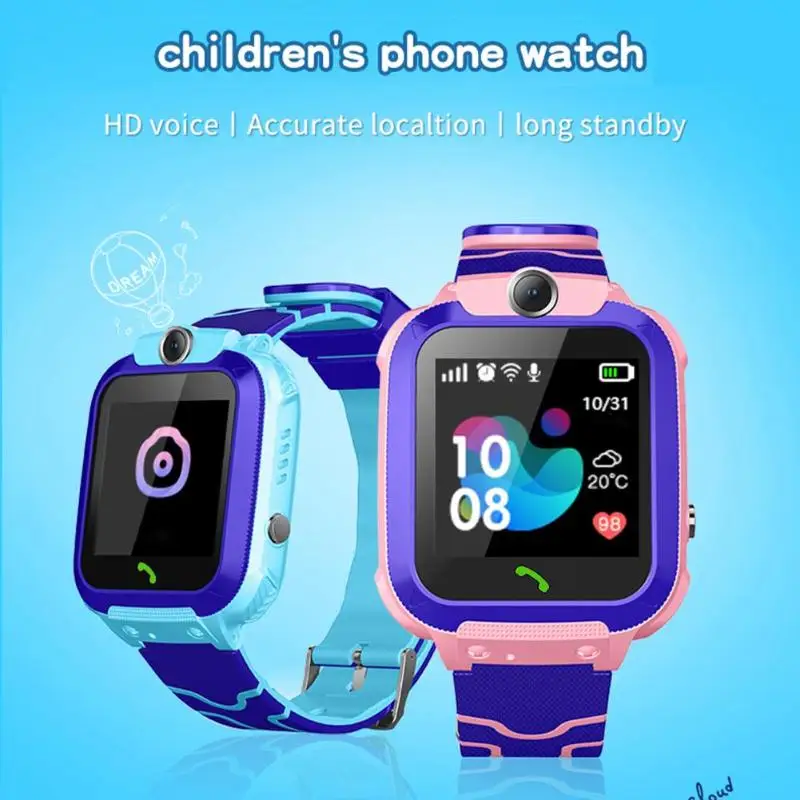 Детские умные часы, gps трекер, IP67, водонепроницаемые спортивные часы для фитнеса, Buletooth, дистанционное управление камерой, будильник, часы для детей