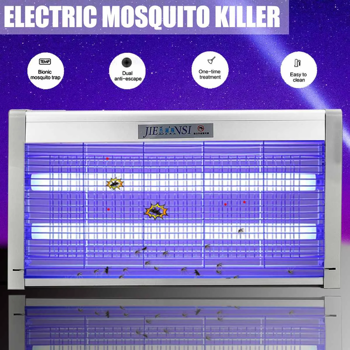 

40W 220V Mosquito Killer Lamps Outdoor Insect Killer Pest Fly Bug Zapper Catcher Trap Electric Shock Anti Mosquito Lamp Lights
