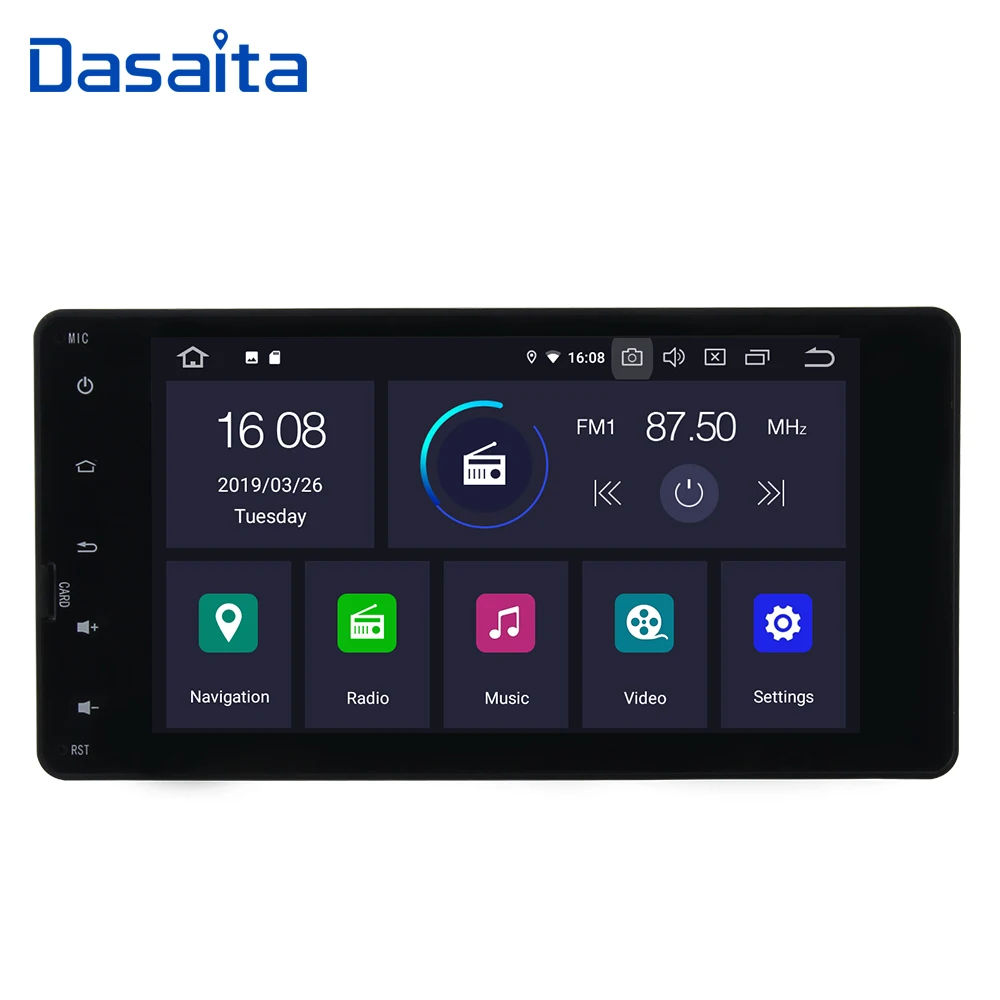Dasaita автомобильный Bluetooth Android 9,0 Автомобильный gps радио плеер для Mitsubishi Outlander Lancer EX ASX с " сенсорным экраном