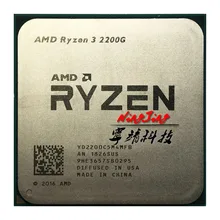 Процессор AMD Ryzen 3 2200G R3 2200G 3,5 GHz четырехъядерный процессор YD2200C5M4MFB Socket AM4