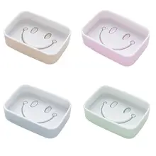 Горячая Мода Пластиковая, клейкая мыльница, подставка съемный двойной слой органайзер для мыла