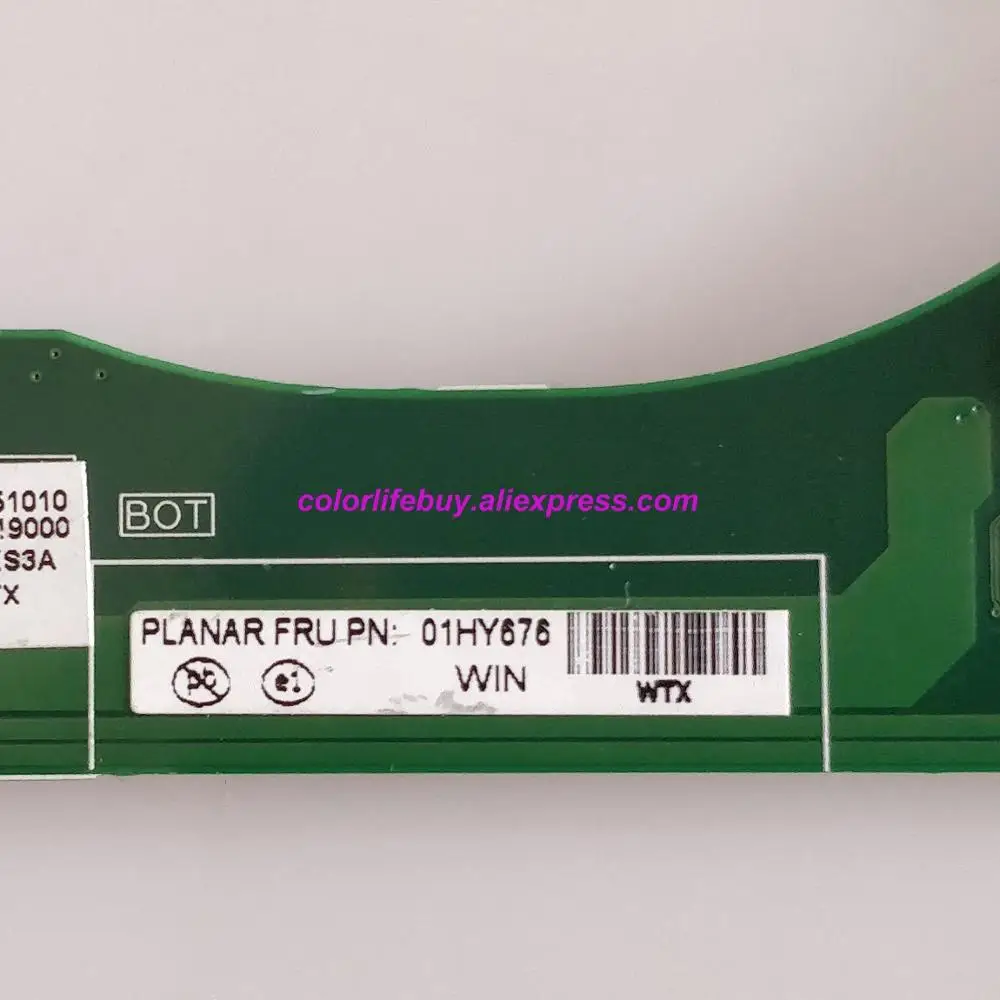 حقيقية FRU: 01HY676 14283-3 448.05106.0031 w I7-6500U CPU w N15M-Q3-S-A2 اللوحة لابتوب لينوفو ثينك باد P40 الكمبيوتر الدفتري