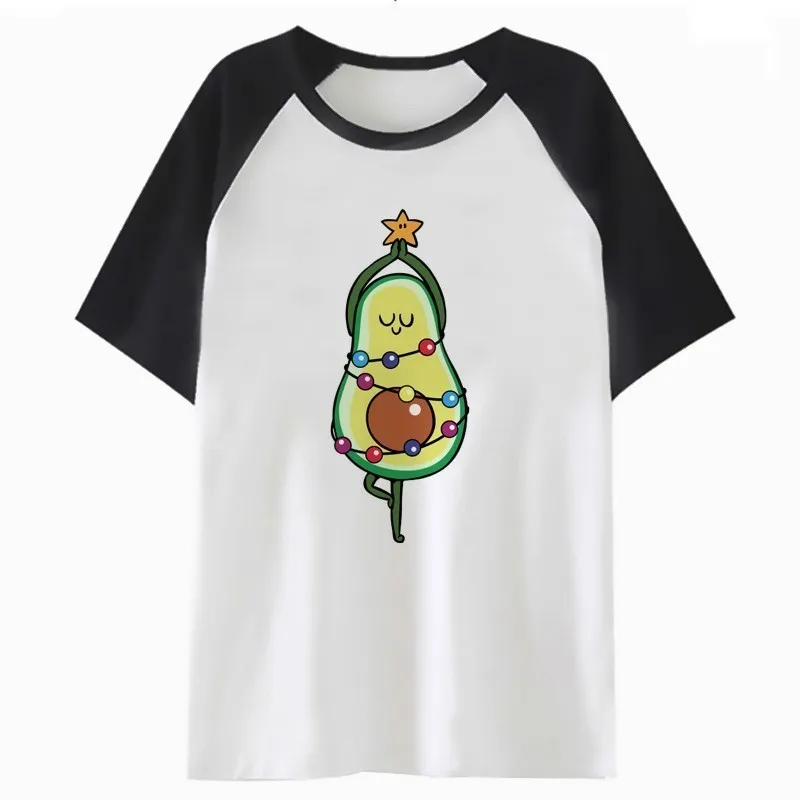 

avocado t shirt t-shirt aesthetic white korean tshirt graphic kawaii streetwear women female harajuku tees DCAA