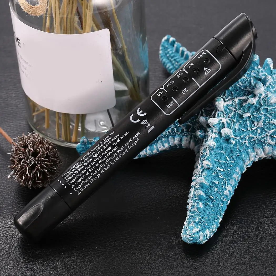

Automobile Brake Oil Water Content Detection Diagnostic Instrument Pen Motorcycle Brake Fluid 1.5V Tester