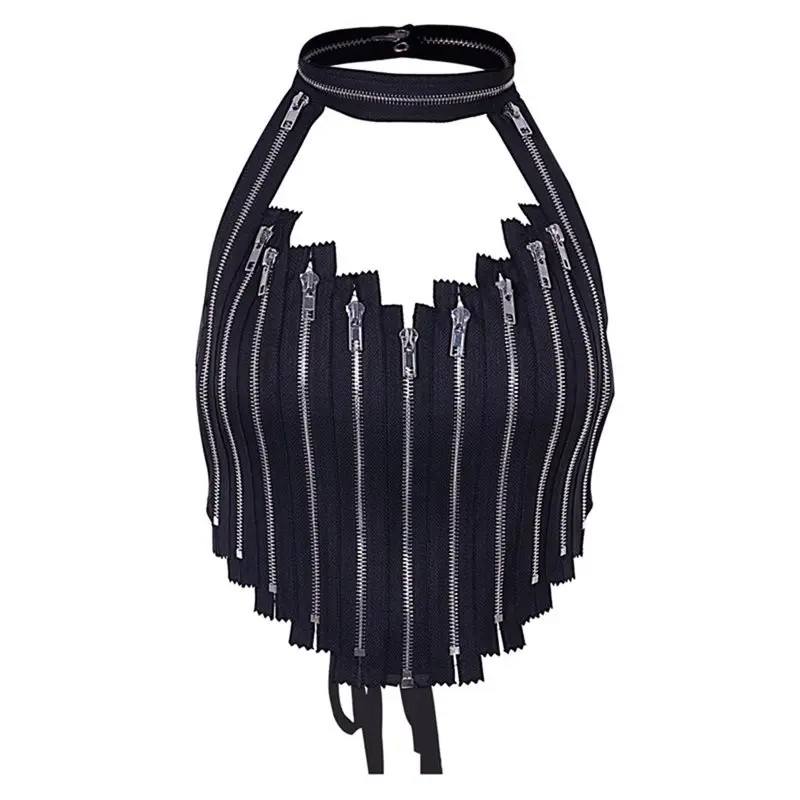 Buy Rosetic Cropped Halter Tanks Top Women Gothic