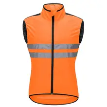 Унисекс Повседневный воротник-стойка без рукавов однотонный молния свободный силуэт веложилет все сезоны