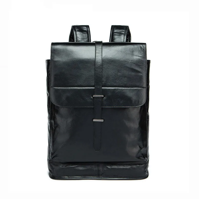 

Fashion Man Backpack Casual Business Cowhide Leather Male Backpacks 9116 Men Backpack Genuine Leather Men's Travel Bags