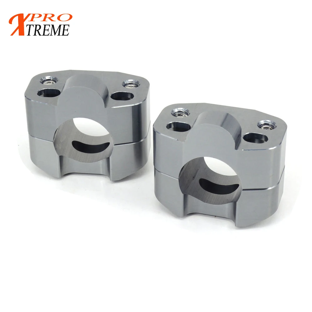 Мотоцикл 1 1/8 &quotCNC алюминиевый руль стояки 28 мм Регулируемые жировые зажимы