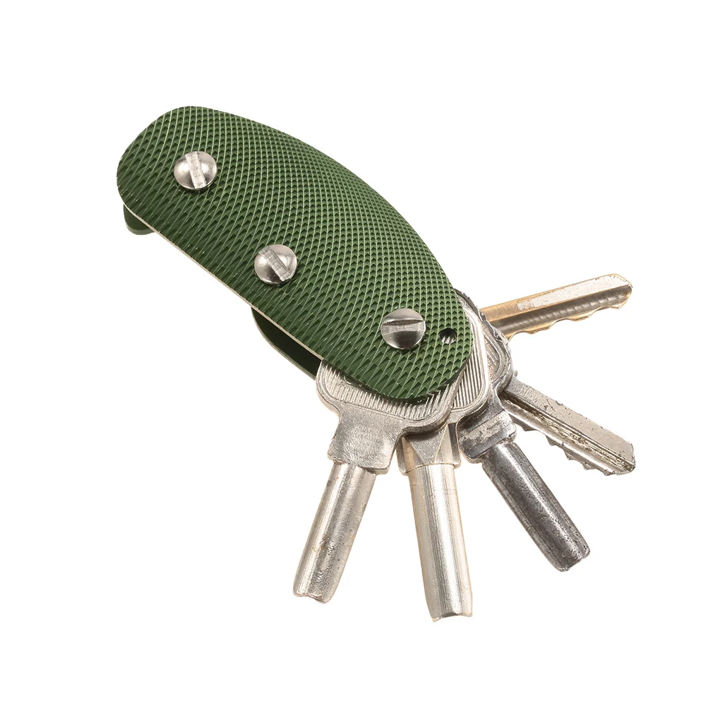 

Smart Compact Key Wallet EDC Gear Portable Key Organizer Holder Keychain Pocket Key Ring Designer Housekeeper Multi Tools