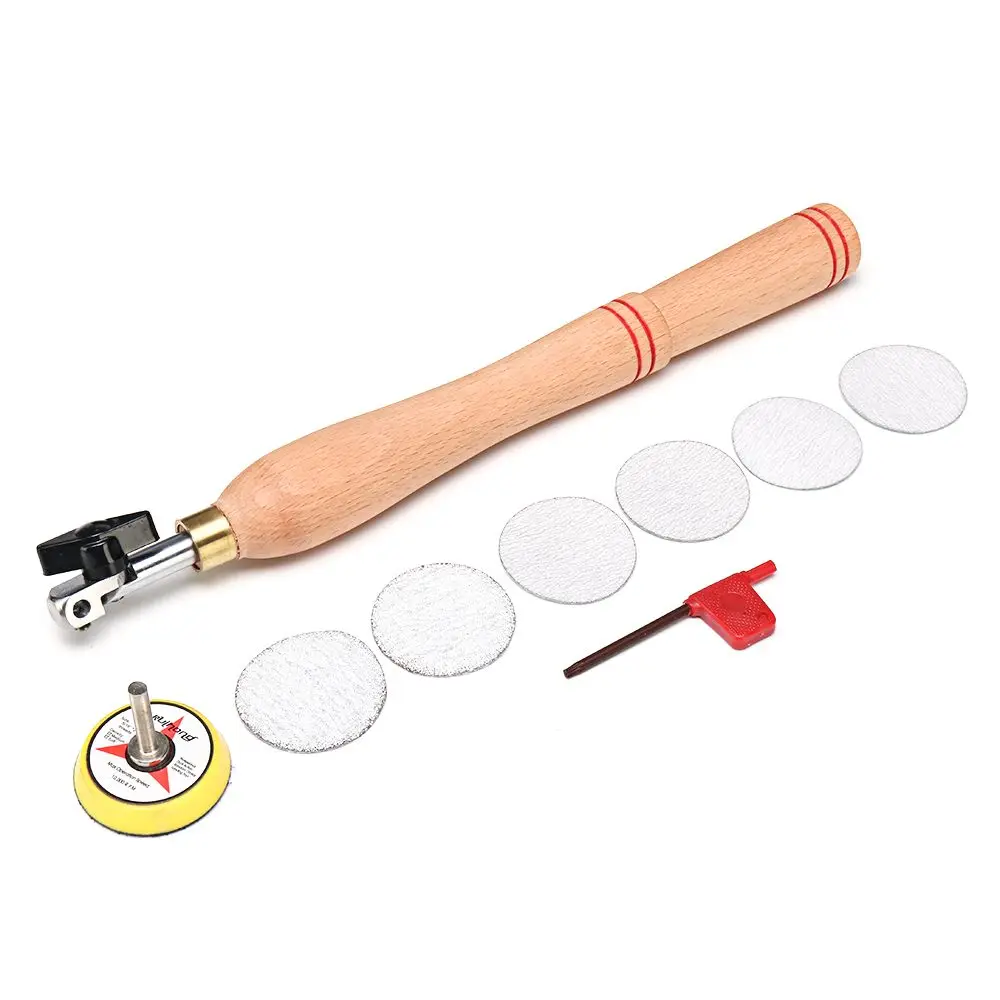 

Wood Bowl Sander Sanding Tool with Sanding Disc For Lathe Wood Turning Tool Woodworking