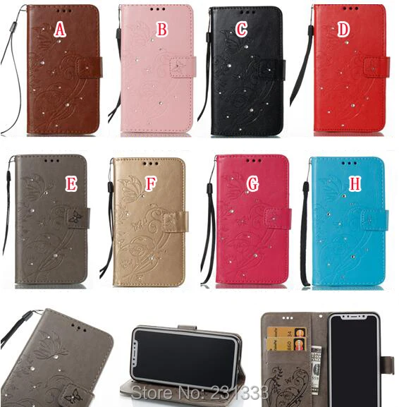 

Diamond Flower Wallet Leather Pouch Case For Huawei Honor 7A 7C MATE 10 LITE 20 PRO P Smart P20 Y5 2018 Y9 Stand Cover 100pcs