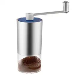 Бытовая мини-Кофеварка ручная кофемолка алюминиевая прочный блендер мельница для кофе в зернах и травах кости