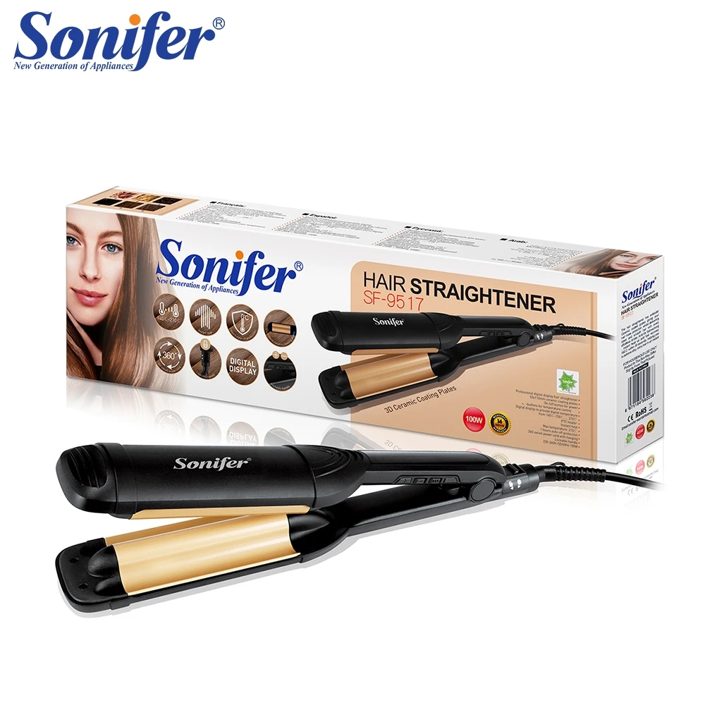 

Ceramic Hair Care Hair Straightener Hair Care High Quality Electric Handheld for Hair Personal Care Appliances Sonifer