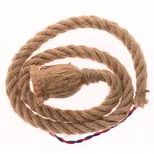 Kaigelin E27 Ретро конопли веревочный подвесной светильник держатель лампы подвесной светильник для страны Винтаж промышленных Стиль Home Decor