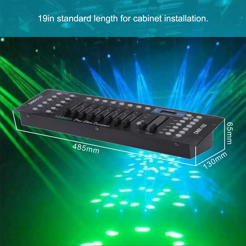 Контроллер освещения DMX 192 каналов DMX512 консоль для сценического вечеринки диджея