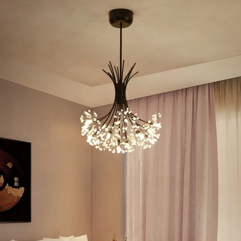 

Nordic modern crystal bead chandelier fashion creative simple dandelion crystal chandelier restaurant /bedroom /living room etc