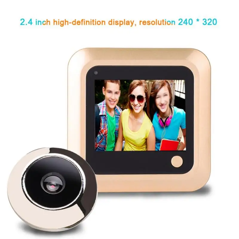 

2.4inch 240*320 Digital Door Camera Doorbell LCD Color Screen 145 Degree Peephole Viewer Camera Eye Doorbell Outdoor Door Bell