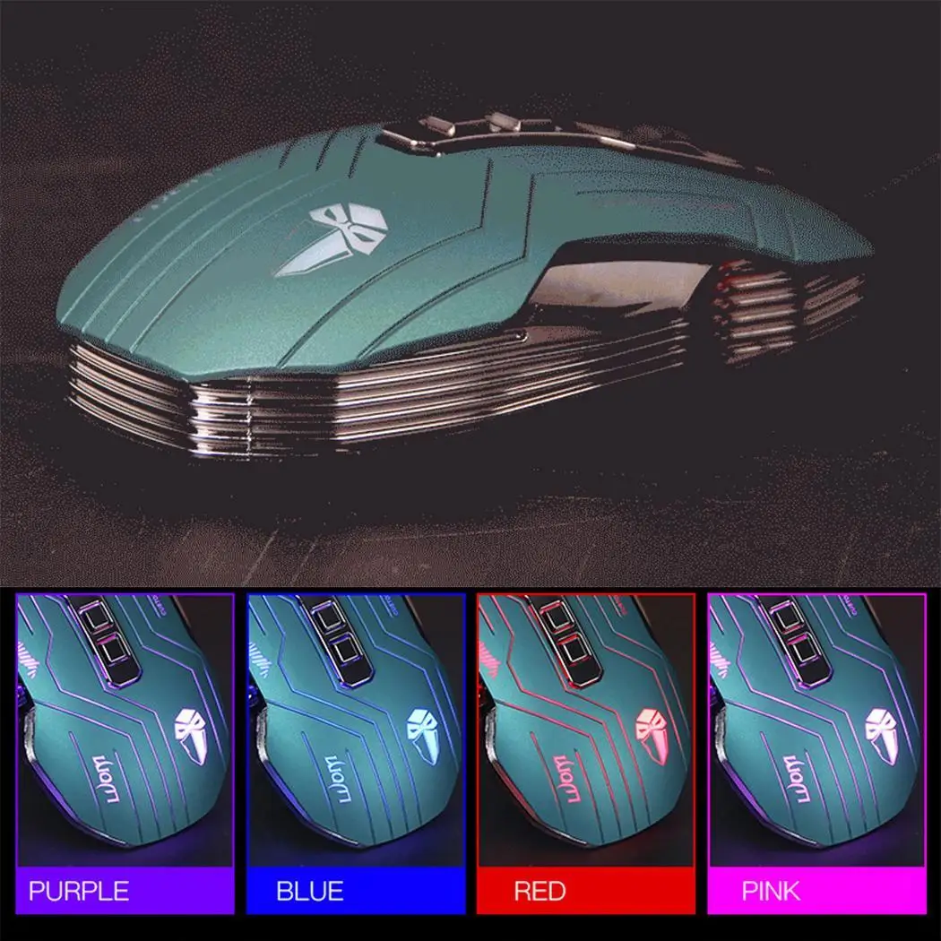 

Durable Strong USB Wired Gaming Mouse Breathing Light For 9 Buttons Computer 10 Million times Games