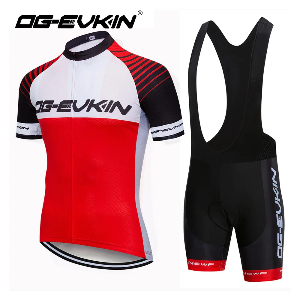 OG-EVKIN 2018 Summer Short Sleeve Cycling Jersey Set Bike Clothing Breathable Bicycle Jerseys Clothes Maillot Ropa Ciclismo | Спорт и