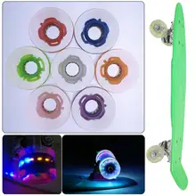 4 шт 60*45 мм скейтборд колеса ПУ износостойкие роликовые колеса красочные скейтборд части Встроенные коньки скутеры скейтборд