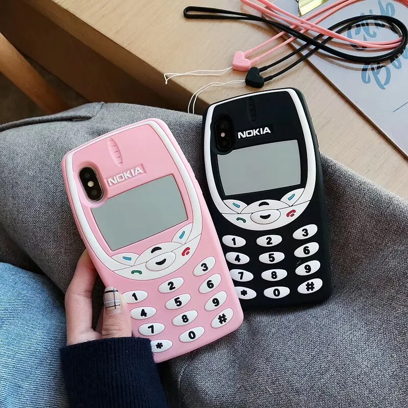 Винтаж наушники силиконовый чехол для телефона iPhone12 11Pro Xsmax 6s 78 плюс SE2 XR