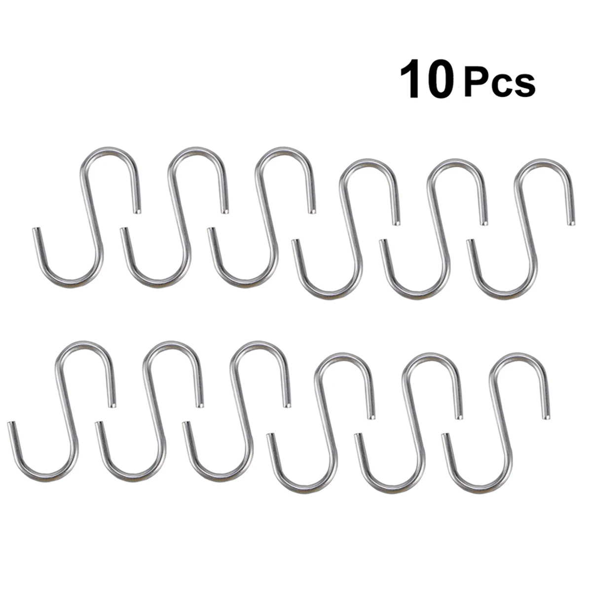 10 Pcs S Shaped Hooks Heavy Duty Iron Wire Stainless Steel Clasp Over Tool Utensils Hangers Door Clothes Rack For Kitchen Home huismerk kopen in de aanbieding 10 Pcs S Shaped Hooks Heavy Duty Iron Wire Stainless Steel Clasp Over Tool Utensils Hangers Door Clothes Rack For Kitchen Home huismerk kopen in de aanbieding
