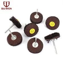 80mm Emery Cloth Grinding Wheel For Wood Carving Sanding Polishing Wheel 80-400 Grit