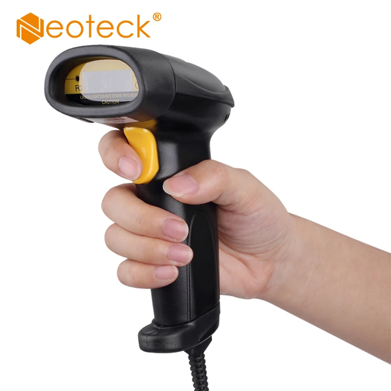 Neoteck USB Long Scan Handheld Automatic POS Laser Barcode Scanner with Stand QR Bar Code Reader For Postalsystem POS Neoteck USB Long Scan Handheld Automatic POS Laser Barcode Scanner with Stand QR Bar Code Reader For Postalsystem POS