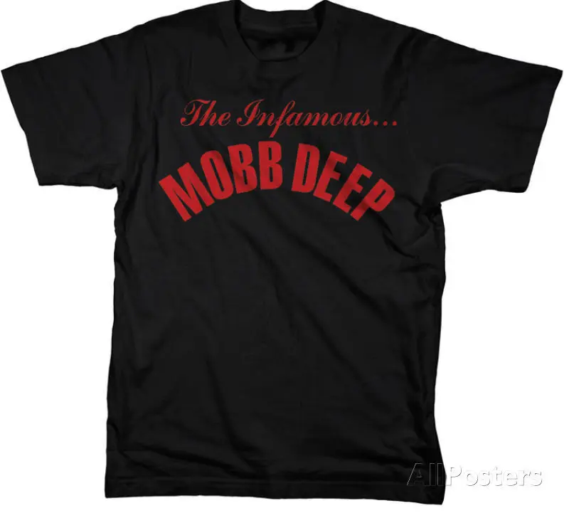 

Mobb Deep - Infamous T-Shirt M - Black T Shirt Discount 100 % Cotton T Shirt For Men'S Printed Men T-Shirt Clothes