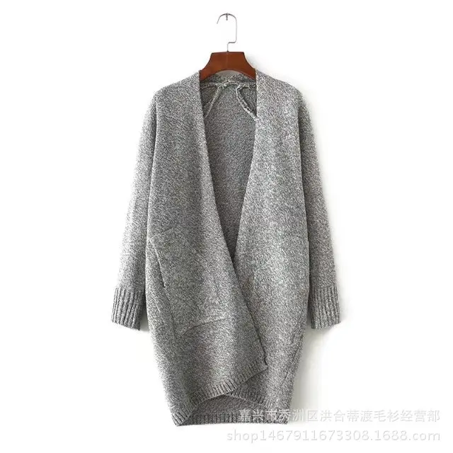 OLOEY 2019 Autumn Winter Fashion Women Long Sleeve loose knitting cardigan sweater Women Knitted Female Cardigan pull femme