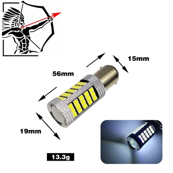 

2pcs x 2835 Chip 66SMD Car Led Turn Signal Light DC12V 1156 BA15S 1157 BAY15D Auto Tail Fog Lamp Canbus No Error Rear Reversing