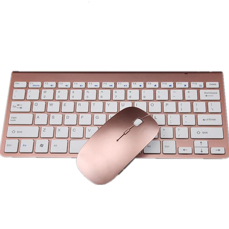 

2.4G Wireless Keyboard and Mouse Mini Multimedia Keyboard Mouse Combo Set For Notebook Laptop Mac Desktop PC TV Office Supplies