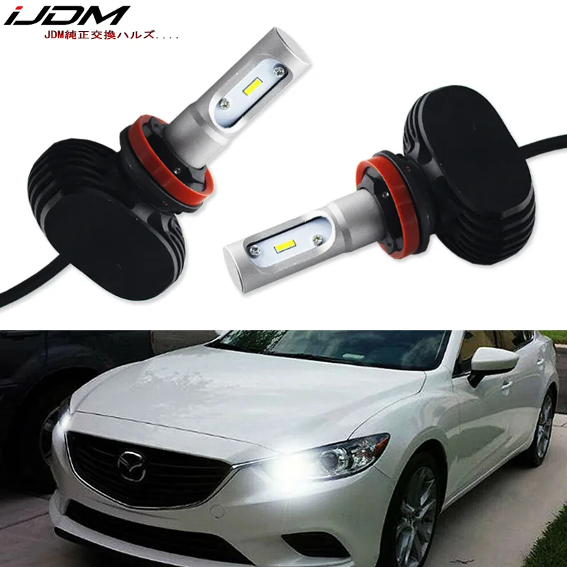 Suzuki Grand Vitara GT White 4-LED Xenon ICE Side Light Beam Bulbs Pair Upgrade