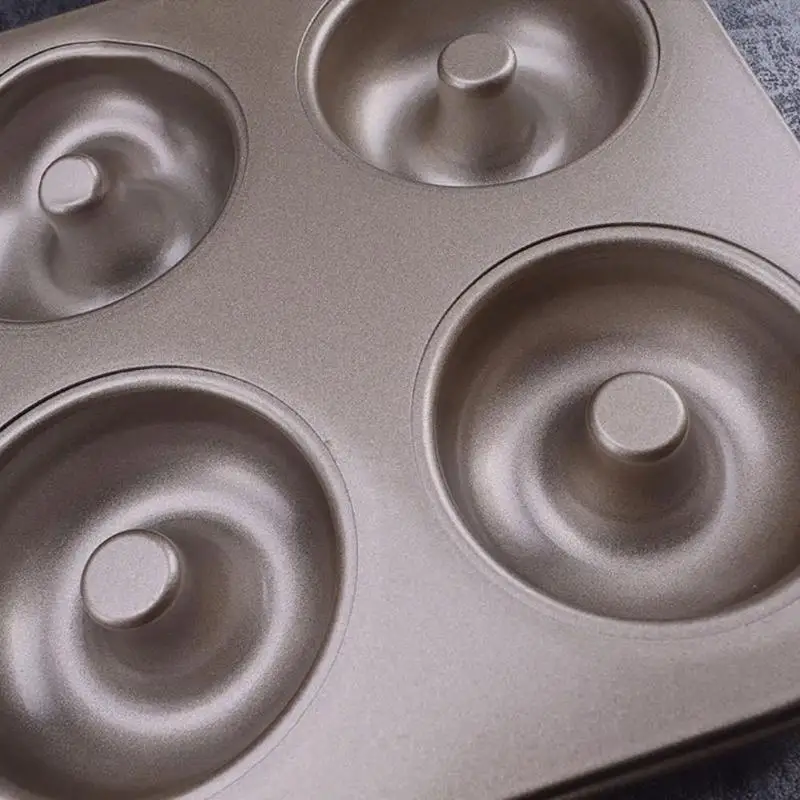 6 чашек антипригарный пончик противень металлическая Форма для бисквита Форма для кексов Кухонные гаджеты для микроволновой печи инструменты для украшения посудомоечной машины