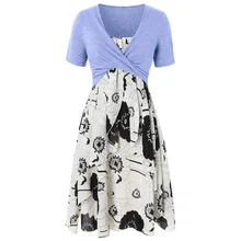 Summer Dress Plus Size Floral Print Layered Cami Criss Cross Crop Top Dress Casual Spaghetti Strap T-Shirts Two Pieces Dress Set Summer Dress Plus Size Floral Print Layered Cami Criss Cross Crop Top Dress Casual Spaghetti Strap T-Shirts Two Pieces Dress Set