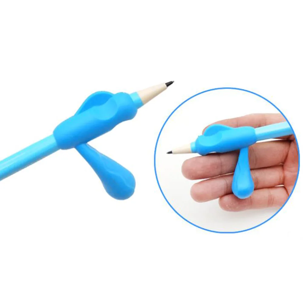 

Posture Correction Help Writing Aid Practise Device Education Pen Magic Soft Silicone School Children Pencil Grip Stationery