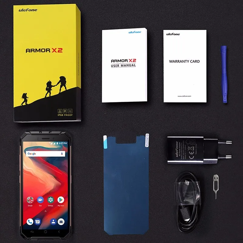 Ulefone Armor X2 IP68 Waterproof shockproof Smartphone 5.5\