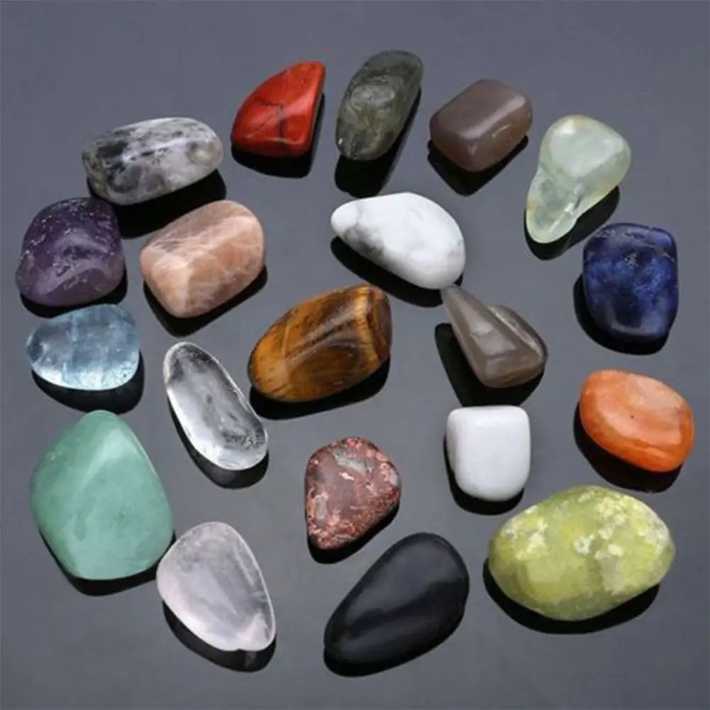 Natural Crystal Mineral Specimens 20pcs Natural Crystal Gemstone