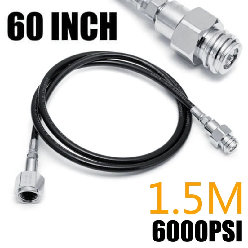 

60" SodaStream Soda Maker Club External Hose Direct Adapter to CGA320 CO2 Tank