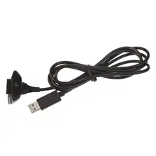 USB игровой контроллер зарядный кабель беспроводной контроллер черный USB геймпад джойстик источник питания зарядное устройство кабель для Xbox 360