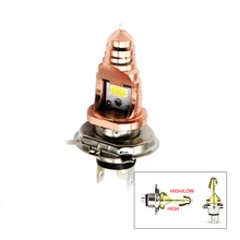 H4 6000K 1200LM Moto Scooter Moped Motorcycle Headlight for Honda Kawasaki Suzuki Yamaha anti lock braking system for qj keeway chinese scooter brake caliper honda yamaha kawasaki motorcycle atv moped scooter abs part
