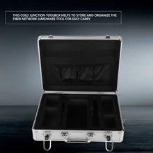 Сплав FTTH холодный спай ящик для инструментов волоконный сетевой ящик для инструментов Серебряный холодный спай ящик для инструментов