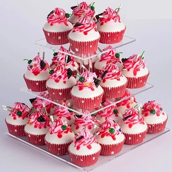 

3/4/5Tiers Cake Stand Display Rack Birthday Wedding Party Birthday Cupcake Tower Display Holder Decor Cake Decorating Supplies