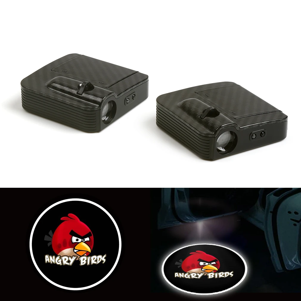 

Wireless Angry Birds 2 Courtesy Car Logo Door Ghost Shadow Laser Projector Light