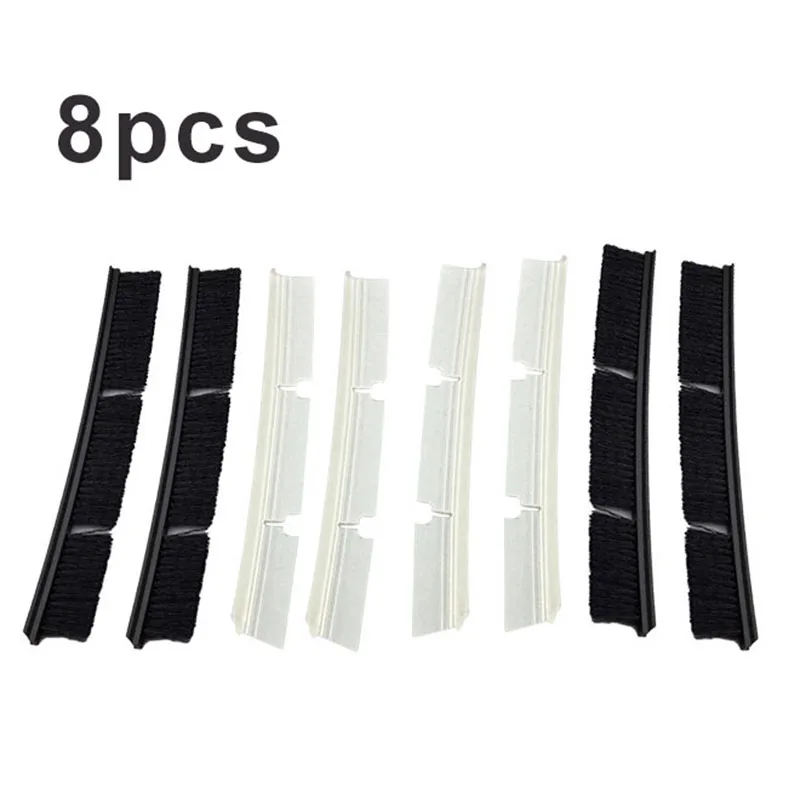 

For Neato Botvac D Series 4 Bristle Brushes&4 Rubber Strips Set 4 70e 75 80 85 .