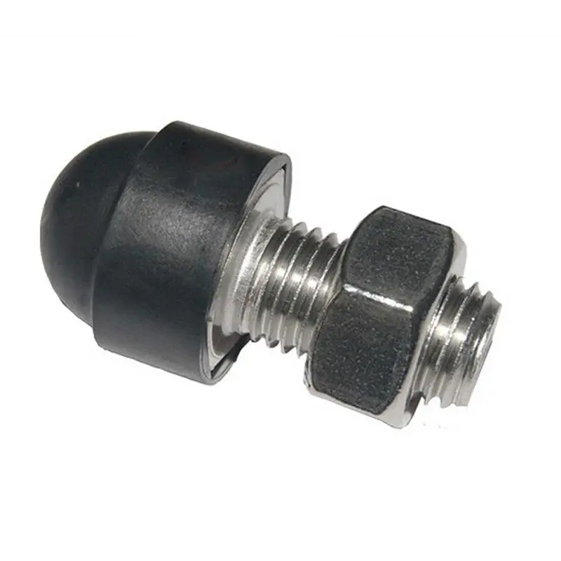 HEXAGONAL NUT COVER PROTECTION CAP SCREW BLACK WHITE GREY PLASTIC DOME BOLT